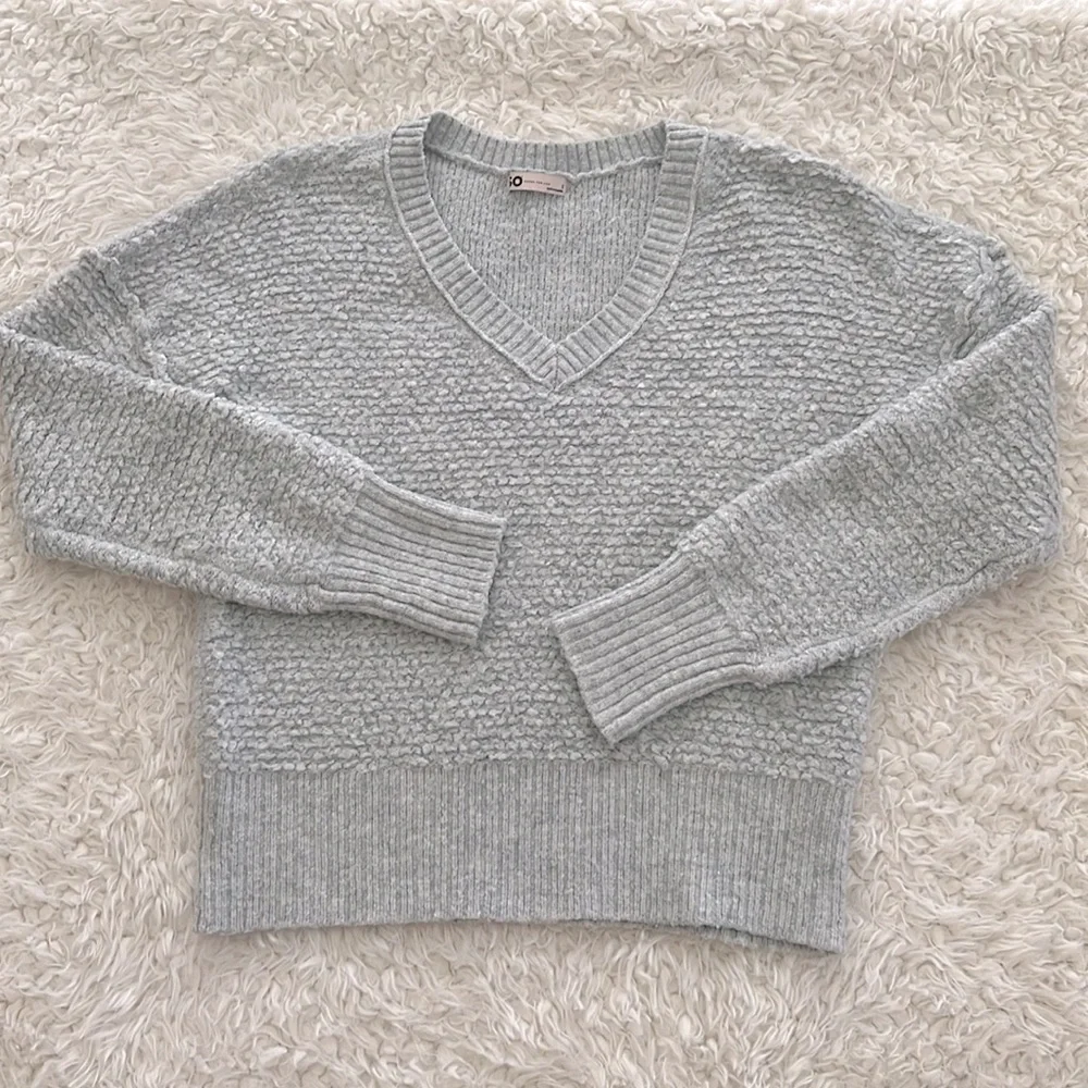 SO Chunky Knit Gray Sweater Women's Long-Sleeve Size Small Winter Casual Wool - Picture 7 of 10